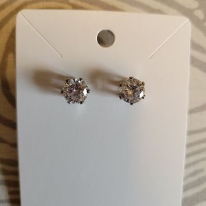 Cubic Zirconia Stud Earrings